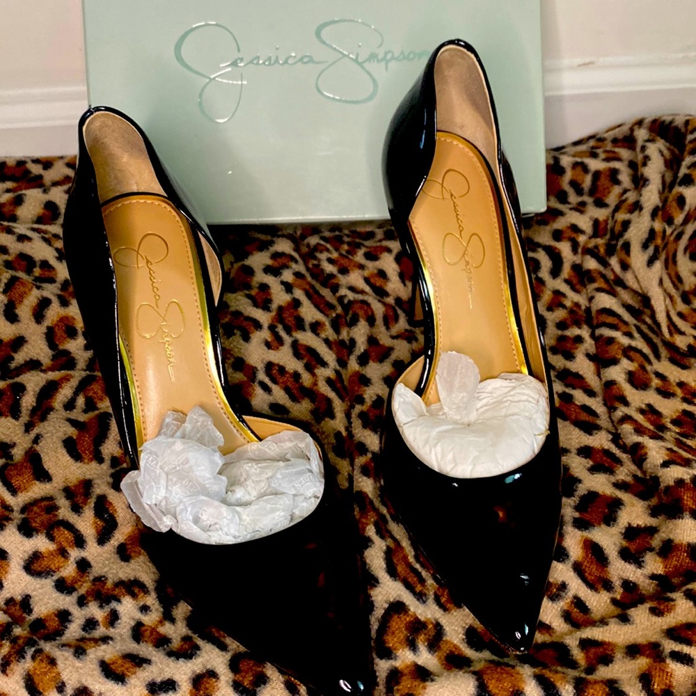 Business casual black heels